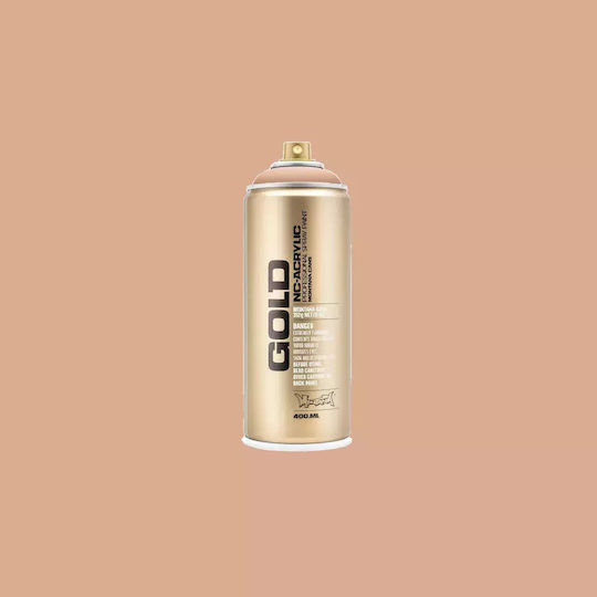 Montana Σπρέι Βαφής Gold Ακρυλικό με Σατινέ Εφέ Make-Up G1430 400ml