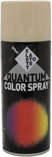 Elastotet Spray Paint Quantum Acrylic with Shiny Effect Light Ivory RAL 1015 400ml