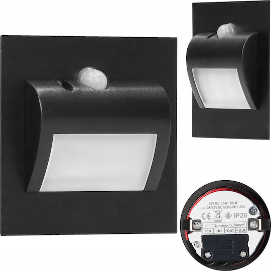 Orno Wall-Mounted Outdoor Light LED 1.5W with Natural White Light