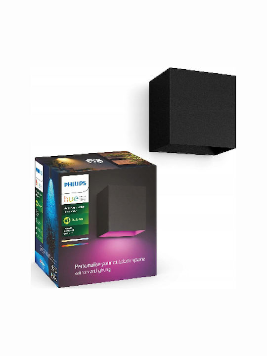 Philips Resonate Επιτοίχιο Εξωτερικό Φωτιστικό LED IP44 8W με RGBW Φως