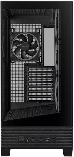 Asus A31 PLUS Gaming Midi Tower Κουτί Υπολογιστή με Πλαϊνό Παράθυρο και ARGB Φωτισμό Μαύρο