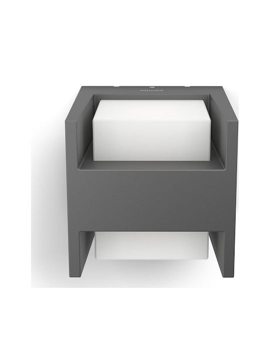 Philips Arbour Επιτοίχιο Εξωτερικό Φωτιστικό LED IP44 3.8W