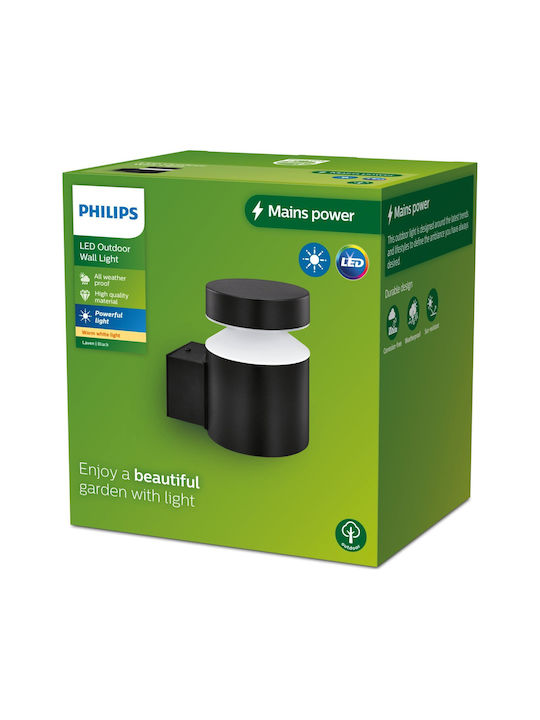 Philips Laven Επιτοίχιο Εξωτερικό Φωτιστικό LED 6W Philips Laven Επιτοίχιο Εξωτερικό Φωτιστικό LED 6W