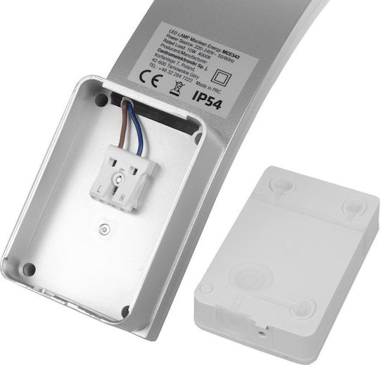 Maclean Energy Wandmontierte Außenleuchte LED IP54 10W mit Natürliches Weiß Licht