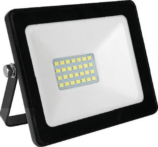 Led On Στεγανός Προβολέας LED 10W Ψυχρό Λευκό 6500K IP65