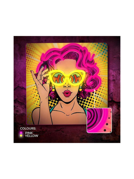 Forever Light Neon Διακοσμητικό Φωτιστικό LED Φιγούρα 33x2.5x33εκ.