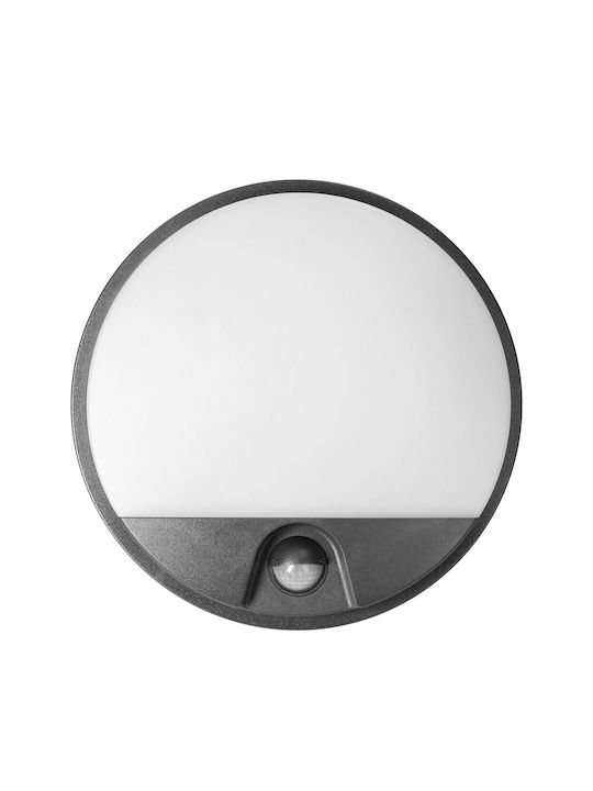 Adviti Επιτοίχιο Εξωτερικό Φωτιστικό LED IP54 15W με Φυσικό Λευκό Φως 21x4.9εκ.