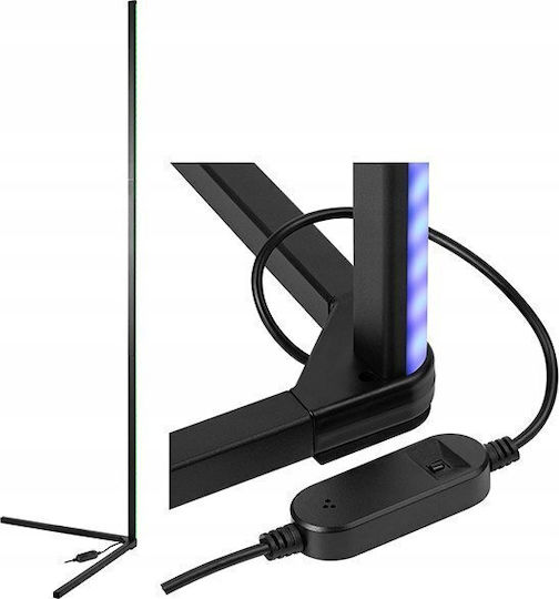 Tracer LED Stehleuchte H140cm. mit RGB Licht Mehrfarbig