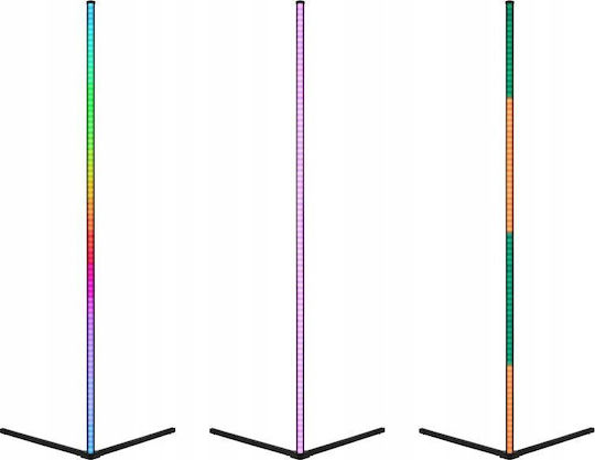 Tracer LED Stehleuchte H140cm. mit RGB Licht Mehrfarbig