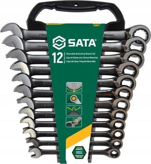 Sata Σετ Γερμανοπολύγωνα 19mm 12τμχ