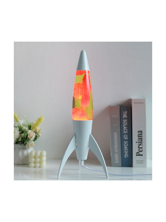 Total Gift Decorative Lamp Lava Lamp Yellow