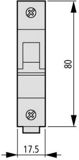 Eaton Automatic Circuit Breaker 4A Single-pole AC 278527