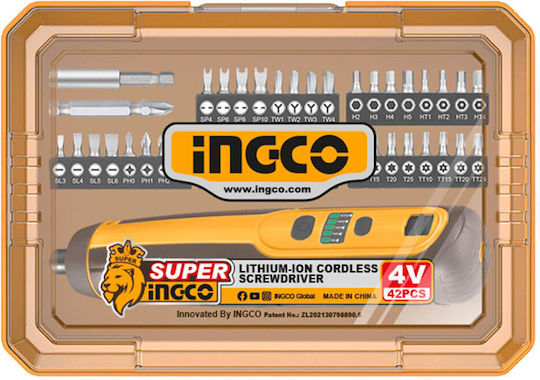 Ingco CSDLI04062 Отвертка На Батерия 4V