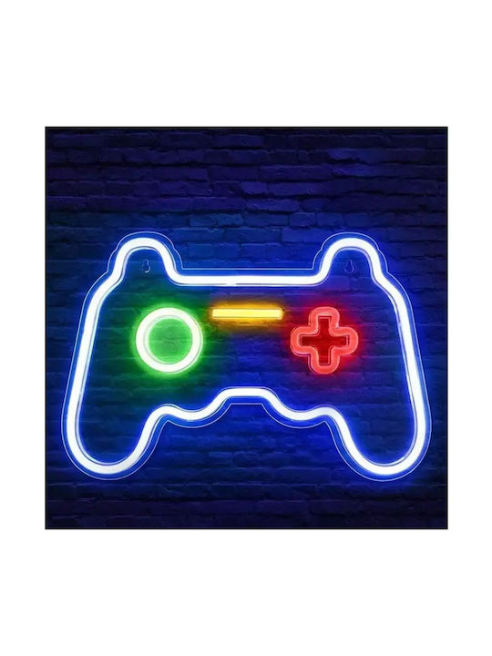 Controller Led Neon Skilt Blue Gadget