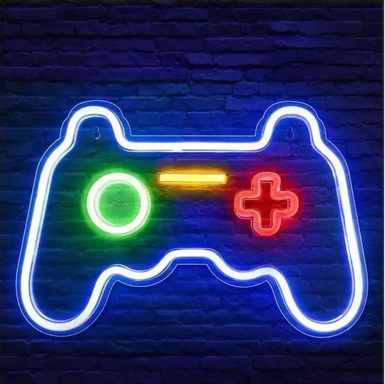 Controller LED Neon Semn Albastru Gadget