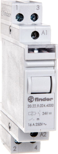 Finder Ρελέ Ράγας Ισχύος 16A με Τάση 24V