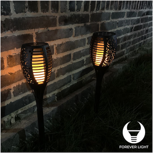 Forever Light Καρφωτό Ηλιακό Φωτιστικό Πυρσός 2.4W με Θερμό Λευκό Φως 3000K IP65