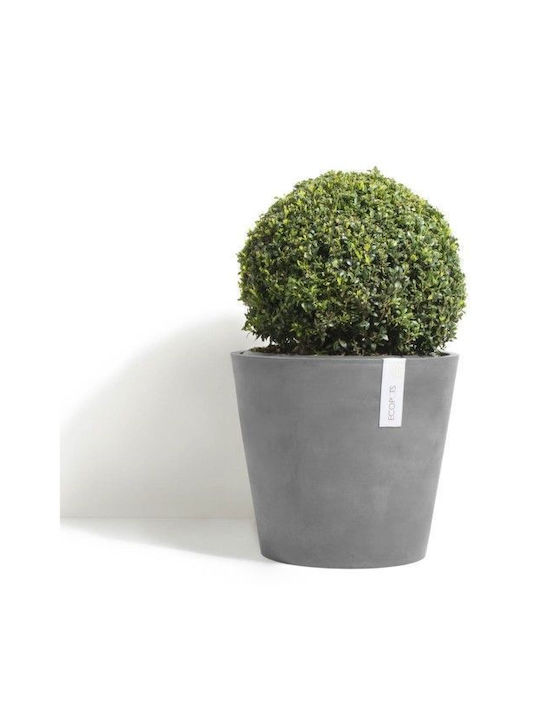 Ecopots Amsterdam Pot Plastic Charcoal 50x50x43.8cm.