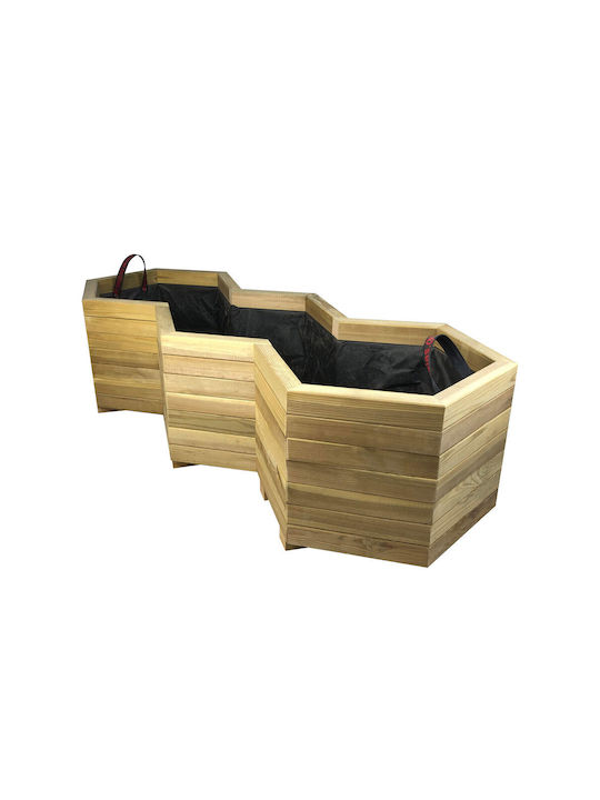 Tesias Planter Box Lemn Bej Tesias Planter Box Lemn Bej