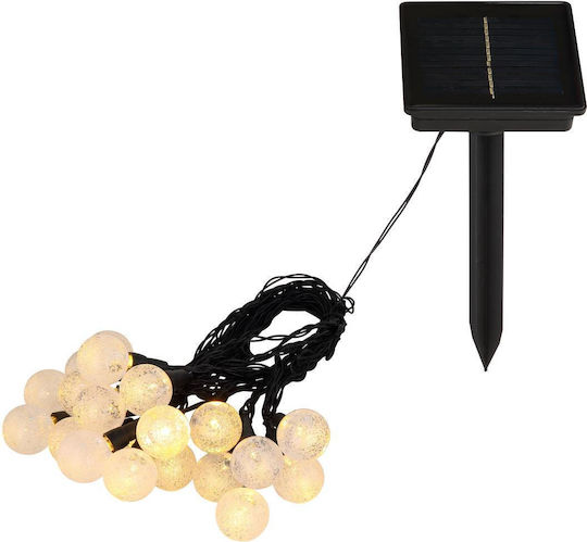 Globo Lighting Κρεμαστό Ηλιακό Φωτιστικό Γιρλάντα με Θερμό Λευκό Φως 3000K IP44