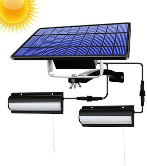 Aigostar Set of 2 Wall Solar Lights Street 3W 600lm Cold White with Motion Sensor and Photocell IP65