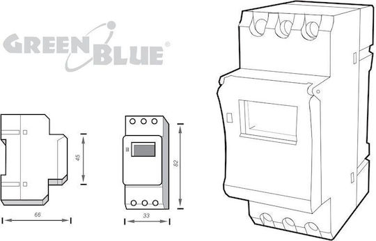 Maclean Energy Schienenumschalter 230V 16A