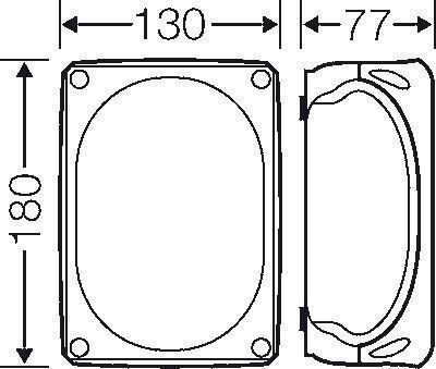 Hensel Surface Mounted Electrical Box Branching Watertight IP67 in Gray Color