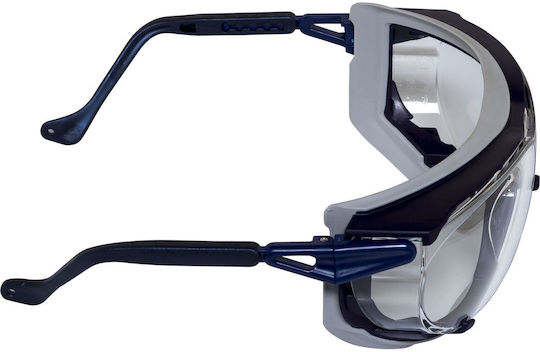 Uvex Skyguard NT Γυαλιά Εργασίας για Προστασία με Διάφανους Φακούς Blue/Grey