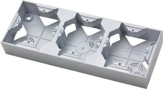 Ospel Elektrisches Gehäuse in Silber Farbe