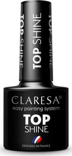 Claresa Hybrid Nagellack Glanz Top/Base Mäntel für UV/LED Semi-permanent Lacke 5ml