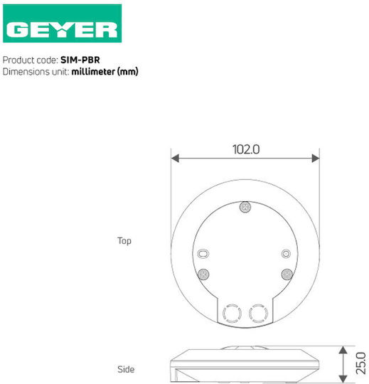Geyer Wired Infrared Motion Sensor Scope 3m