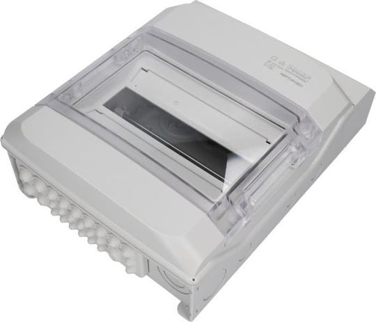 Spamel Wall mounted Waterproof 12-Elements Fuse Box with 1 Row