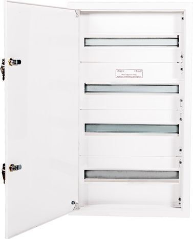 Alfako Wall mounted 20-Elements Fuse Box with 4 Rows