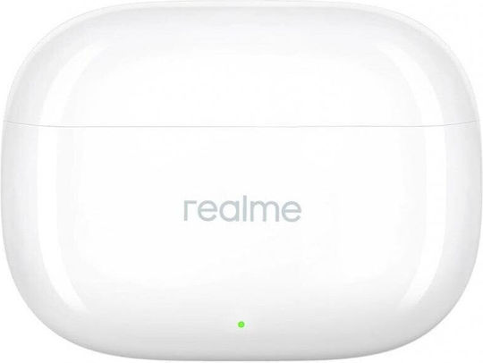 Realme T300 In-ear Bluetooth Handsfree Ακουστικά με Θήκη Φόρτισης Youth White