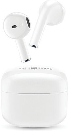 Cellular Line Swag Ohrstöpsel Bluetooth-Freisprecheinrichtung Kopfhörer mit Ladeetui Weiß