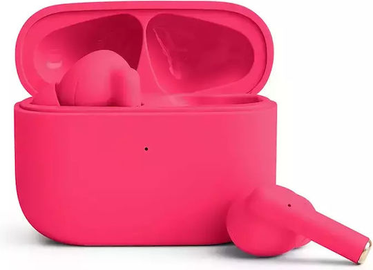Colorum In-Ear Bluetooth-Freisprecheinrichtung Kopfhörer mit Ladeetui Magenta