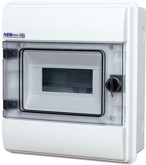 Elektro Plast Tablou electric Etaj, Etanș, 1 Rând, 8 Elemente