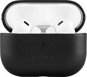 Fixed Θήκη Δερμάτινη σε Μαύρο χρώμα για Apple AirPods Pro