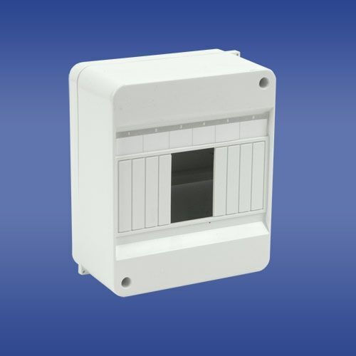 Elektro Plast Wall mounted 6-Elements Fuse Box with 1 Row