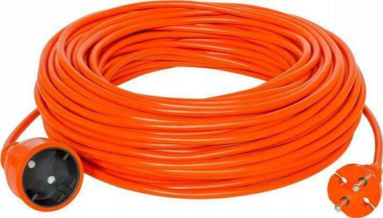 Plastrol Extension Cable Cord 2 x 1mm²/15m Orange