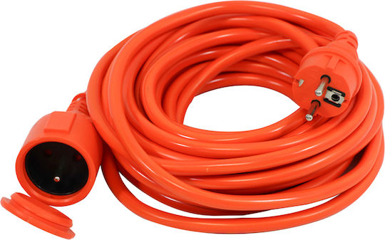 Vertex Cablu de prelungire cu role cu lungimea de 10m Diametru 3 x 2.5mm² Portocaliu