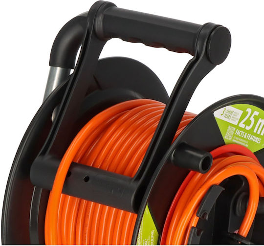 Brennenstuhl Waterproof Extension Reel Cord Black