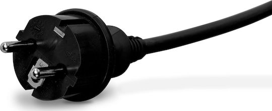 Plastrol 1 Platz mit Kabel 40m Schwarz