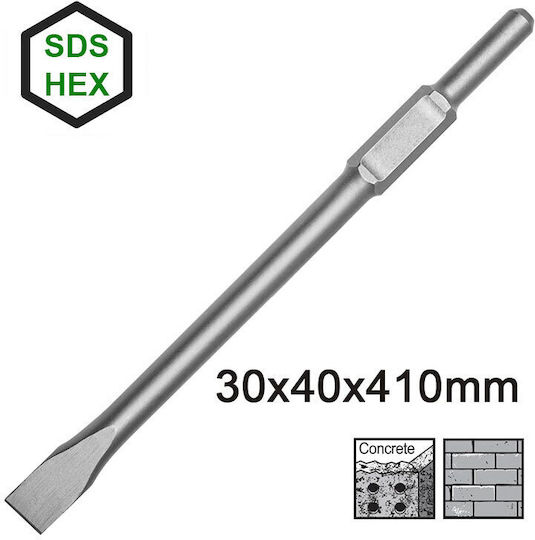 Ingco Burghie de daltă cu Priză HEX 410x30mm