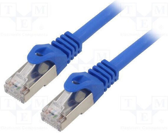 Gembird S/FTP Cat.6 (Gigabit) Καλώδιο Δικτύου Ethernet 2m Μπλε