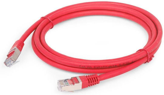 Gembird S/FTP Cat.6a (Gigabit) Καλώδιο Δικτύου Ethernet 3m Κόκκινο