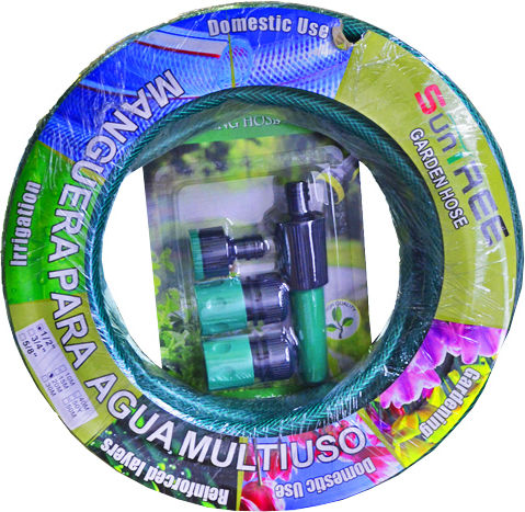 TnS Λάστιχο Ποτίσματος Σετ 1/2" 15m