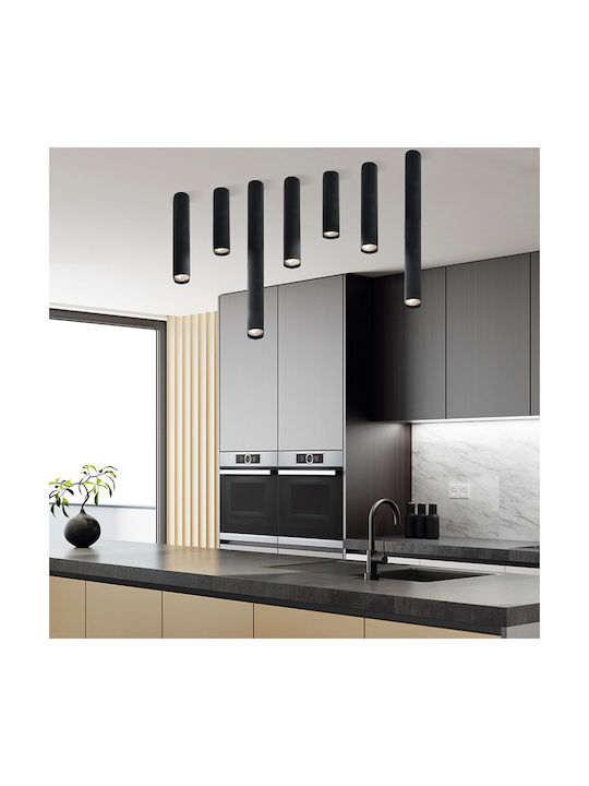 Zambelis Lights Einzel Spot mit Fassung GU10 in Schwarz Farbe