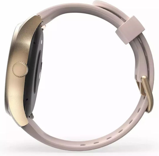 HAMA 5010 46mm Smartwatch με Παλμογράφο (Ροζ Χρυσό)