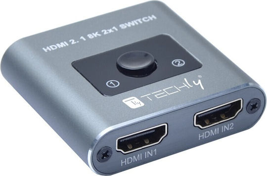 Techly Idata HDMI Switch IDATA HDMI-2128KT